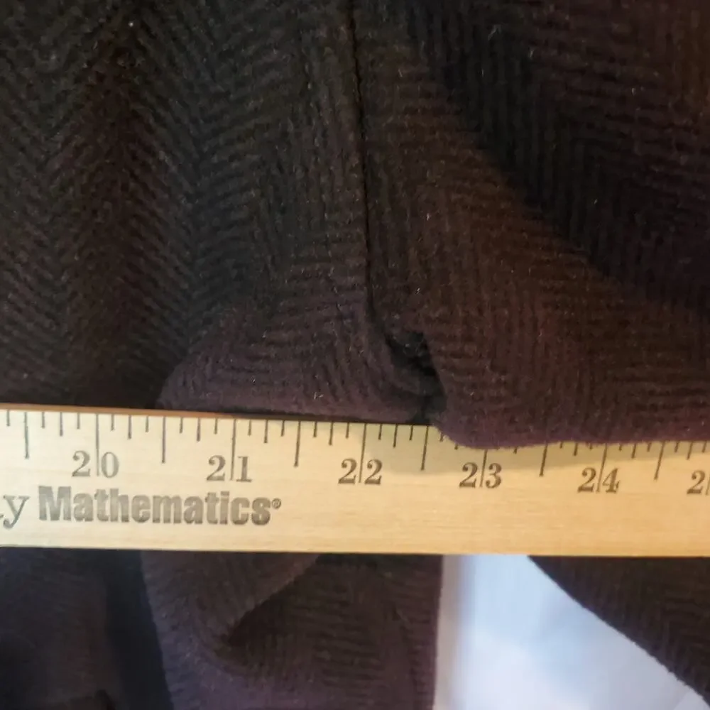 Alfani Men’s Full Zip Jacket Brown Large Casual Coat with Contrast Collar